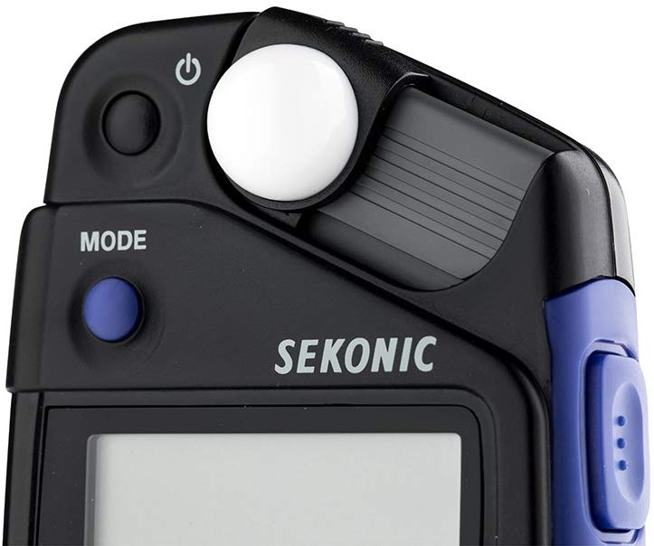 Sekonic FLASHMATE L-308X Photographers and Film Makers Exposure Meter - Black/Blue - Image 3