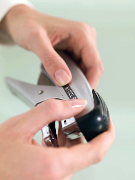 Dymo Embosser Tape 9 mm - White on Black - Image 4