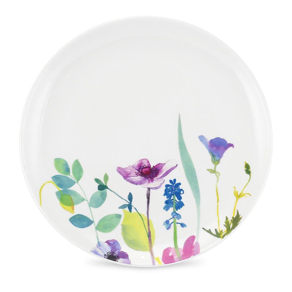 Portmeirion Water Garden Dinner Plate, Set of 4, Multi-Colour, Large