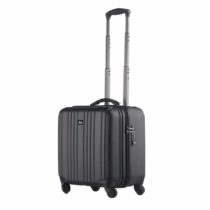 JSA - 45513 - business trolley with removable laptop case, abs polycarbonate, black
