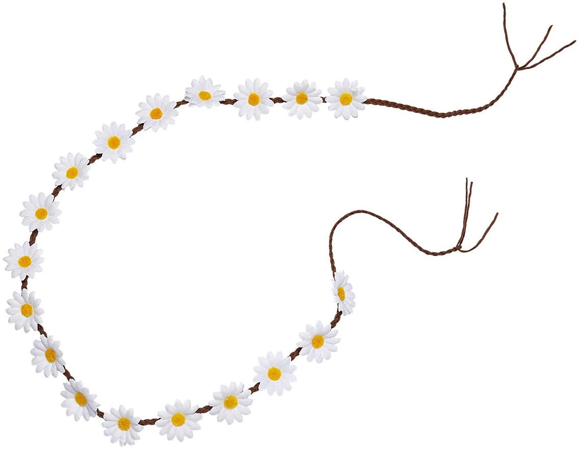 Widmann 01789 Daisy Belt One Size, White