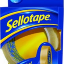 Sellotape Original Golden Tape Roll Non-static Easy-Tear 24mmx50m (Pack of 6)