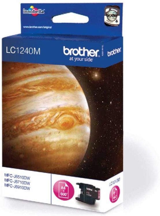Brother LC-1240M Inkjet Cartridge, Magenta, Single Pack, High Yield, Includes 1 x Inkjet Cartridge, Brother Genuine Supplies - Image 2