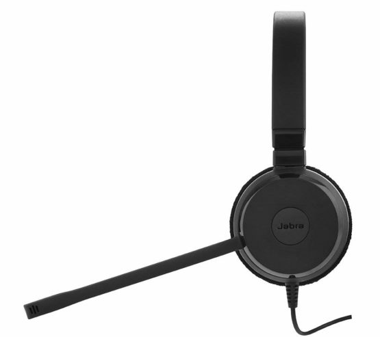 Jabra Evolve 20 Stereo Headset - Wired Headphones for VoIP Softphone with Passive Noise Cancellation - USB-Cable with Controller - Black - Image 2