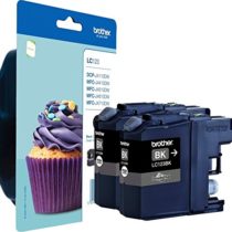 Brother LC-123BK Inkjet Cartridges, Black, Twin Pack, High Yield, Includes 2 x Inkjet Cartridges, Brother Genuine Supplies