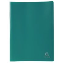 Exacompta Soft PP Display Book, A4, 80 pockets - Green