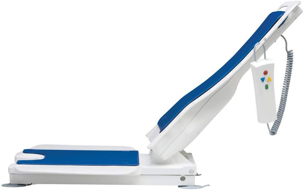 Drive Devilbiss Bellavita Lightweight Reclining Bath Lift with White Covers - Image 4