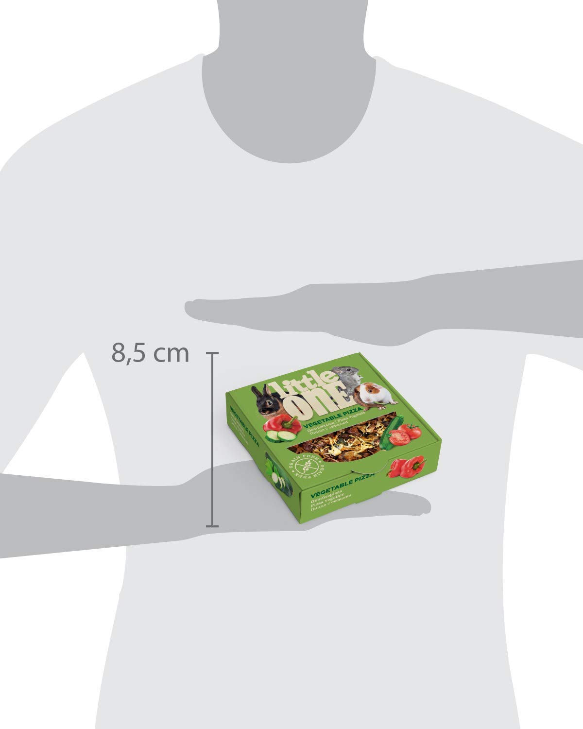 Little One Treat-Toy Vegetable Pizza, 55 g, 55 g (Pack of 1) - Image 2
