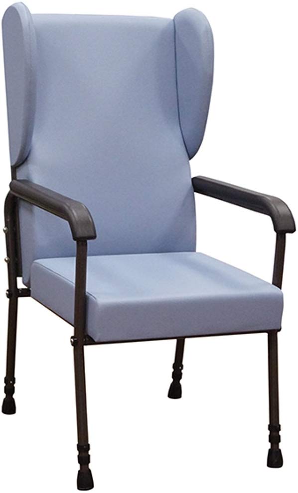 Aidapt Chesterfield Orthopaedic High Back Seat Chair With Adjustment for Leg and Back Height Easy Wipe Clean Material. For Use by Elderly Users With Limited Mobility In Living Rooms and Bedrooms - Image 2