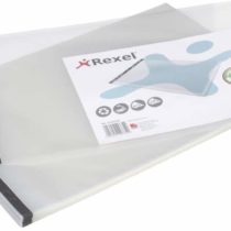 Rexel EcoDesk Premium A3 Punched Pockets, Landscape, Recyclable, Embossed, Pack of 30, 2102578