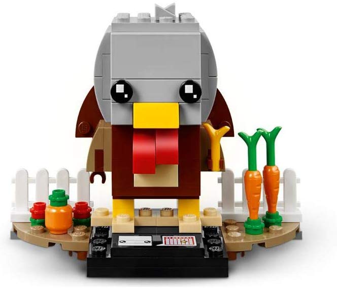 LEGO Thanksgiving Turkey - Get into the festive spirit with a BrickHeadz™ Thanksgiving Turkey!, Brown,white,yellow - Image 4