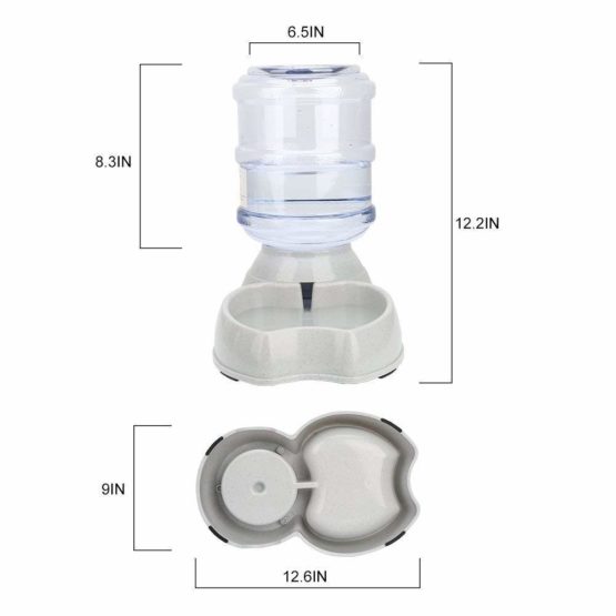 Old Tjikko Pet Water Dispenser,Cat Water Bowl,Dog Water Bowl Automatic,Large Automatic Drinking Fountain for Cat Dog,3.8L - Image 2
