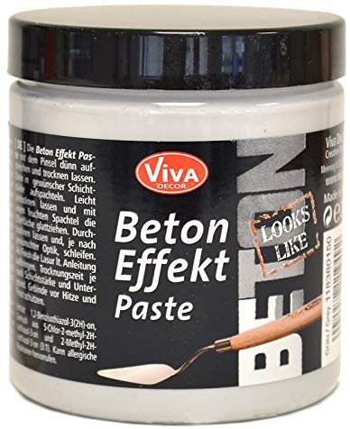 Viva Decor Concrete Effect Paste, Grey, 250 ml, 7.1 x 7.1 x 7.9 cm