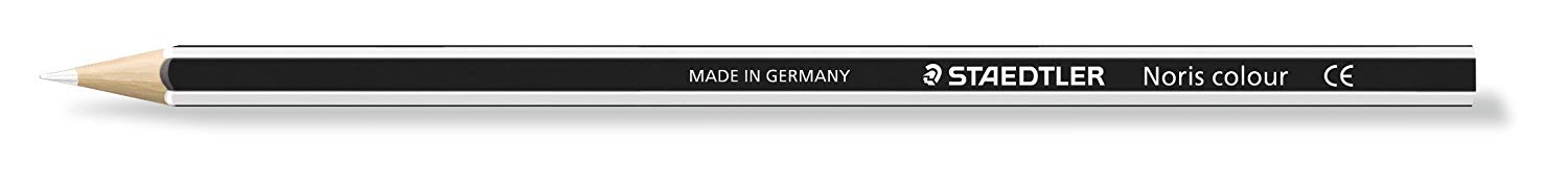 Staedtler Noris Colour Pencils Standard 12 Farbstifte White, 1 count (Pack of 12)