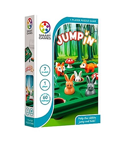 SmartGames - Jump In' 1 Player Puzzle Game, Multicolor, pequeño
