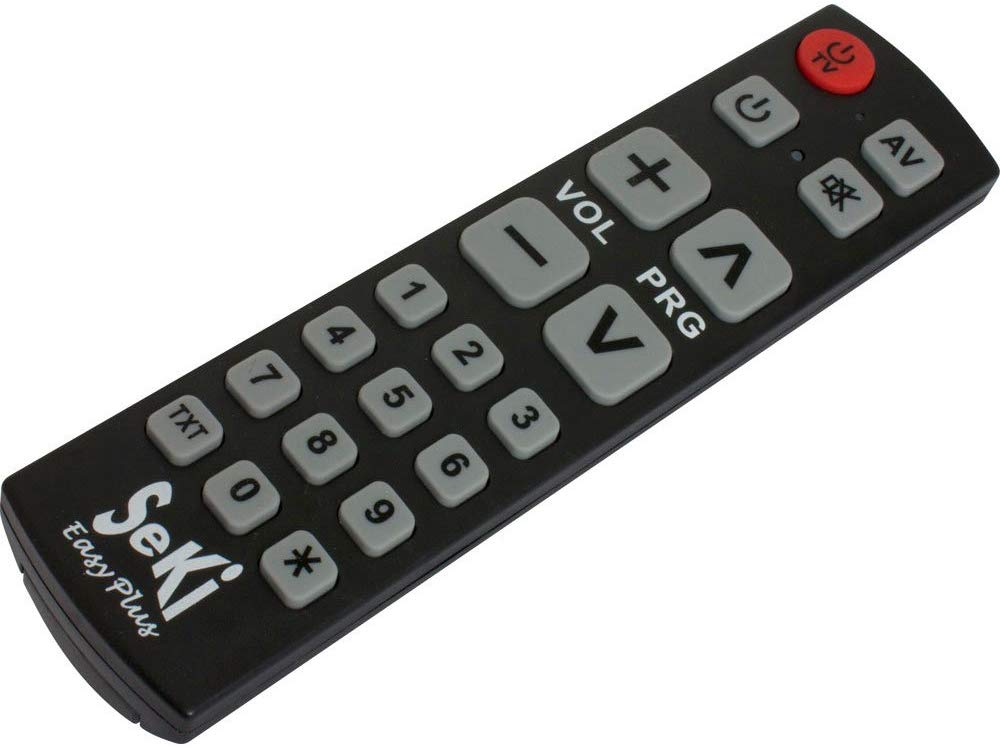 SeKi Easy Plus Universal Remote Control with Learning Function Black