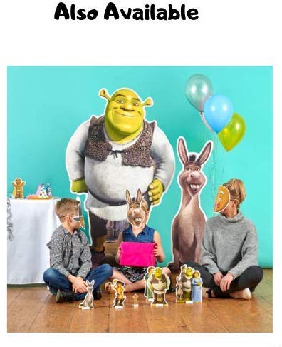 STAR CUTOUTS STSC821 Offical Lifesize Cardboard Cutout Party Decoration & Fun Gift Shrek Fiona Donkey Child Size Stand in Height 134cm - Image 4