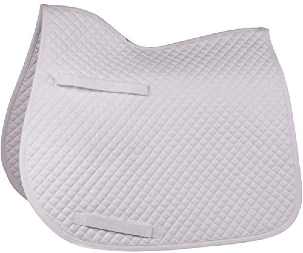 HyWither Competition All Purpose Pad White - Cob/Full - Saddlecloth/Numnah - Image 3
