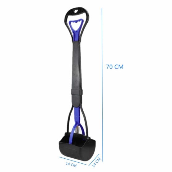 JINGUWU Dog Pooper Scooper, 28 Inch Long Handle Walking Poo Remover Grabber Picker for Clean Up Medium and Large Dogs Animal Waste or Garden Garbage, No Need To Stoop - Image 2