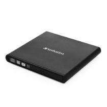 Verbatim 98938 External Slimline USB 2.0 Mobile CD/DVD Writer - Black