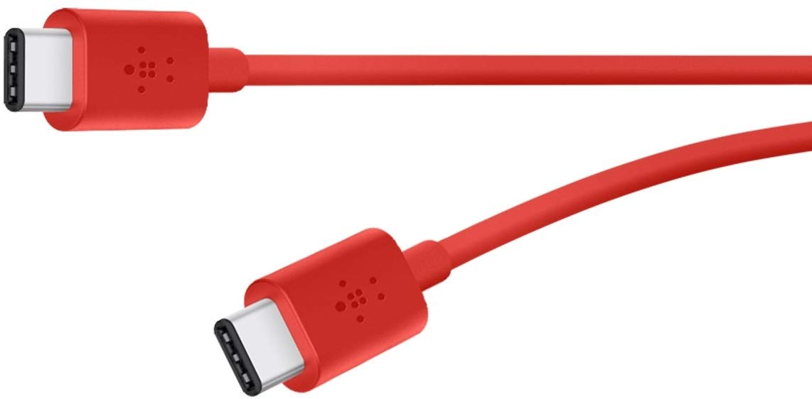 Belkin USB-C to USB-C Cable, 1.8 m (USB-IF Certified, 480 Mbps, Compatible with MacBook Pro, Google Pixel, Huawei P9