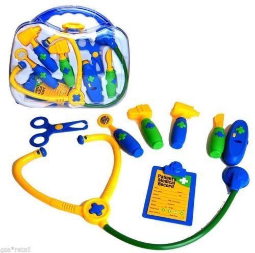 Guilty Gadgets Childrens Kids Doctors & Nurses Hospital Toy Medical Paramedics Case Kit Set Doctor Nurse Dress Up Role Play Fun Gift carrying - Image 2