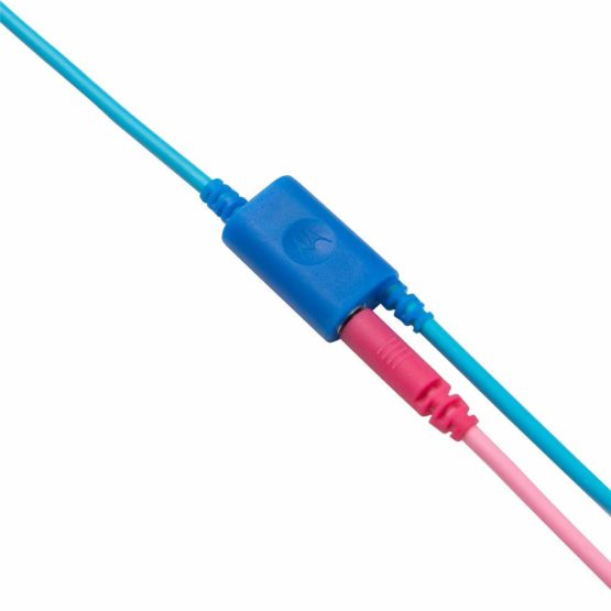 Motorola Squads 200 Kids Wired Headphones with Anti-Allergic Cushion and In-Line Microphone - Blue - Image 3