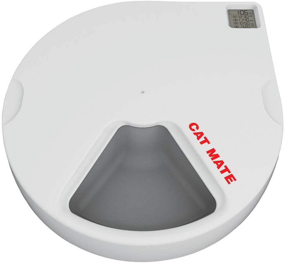 Cat Mate C500 Automatic Pet Feeder Cat or Small Dog Bowl with Digital