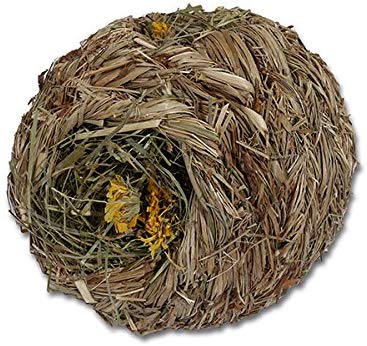 Rosewood Naturals Dandelion Roll 'n' Nest, Small Animal Treat and Toy for Rabbits Guinea Pigs, Chinchillas, Degus, Hamsters
