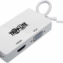 Tripp Lite USB-C to HDMI / DVI / VGA Multiport Adapter 4K USB Type C to HDMI (M/3xF), White (U444-06N-HDV4K)