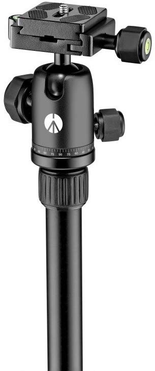 Manfrotto MKELES5BK-BH, Element Small Traveller Tripod with Aluminium Ball Head, Telescopic Column, Payload 6 kg - Image 3