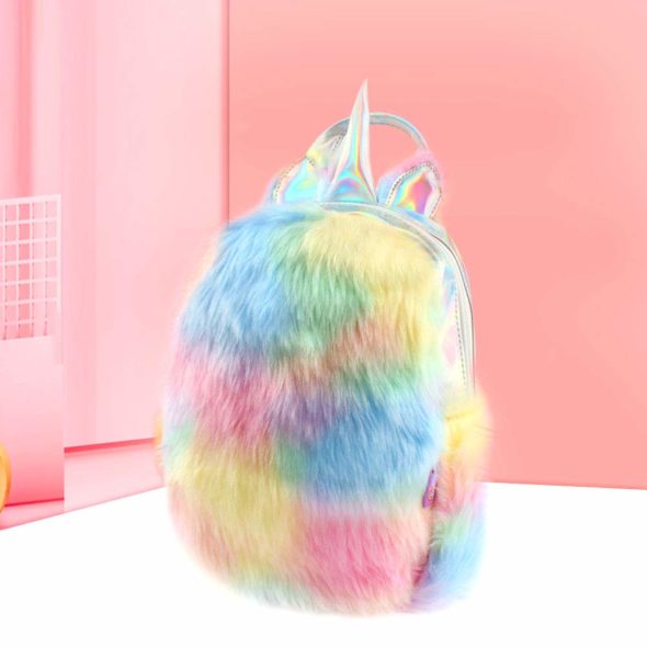 unicorn plush backpack