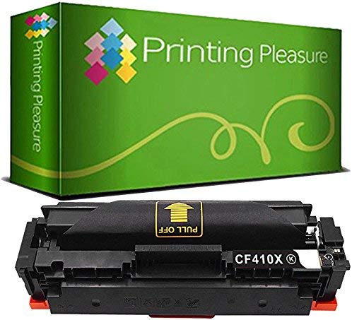 Printing Pleasure Compatible CF410X 410X Toner Cartridge for HP Color LaserJet Pro MFP M377dw M477dw M477fdn M477fdw M477fnw M477nw M452dn M452nw M452dw