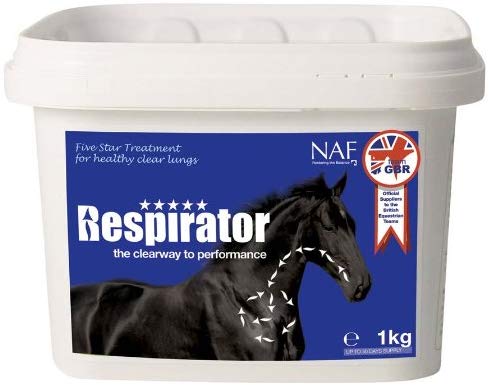 NAF Five Star Respirator 1kg, Advanced Respiratory Support for Horses, With Natural Antioxidants & Herbal Extracts