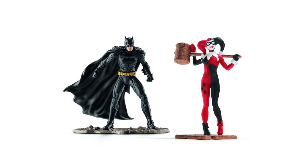 DC Comics Batman Vs. Harley Quinn Scenery Pack, Red,black, Medium