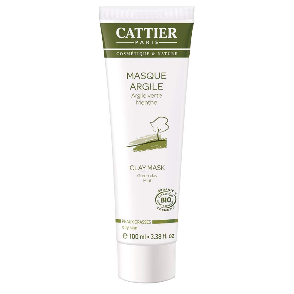 Maschera all'argilla verde e menta Cattier, mint, 100 ml (Pack of 1)