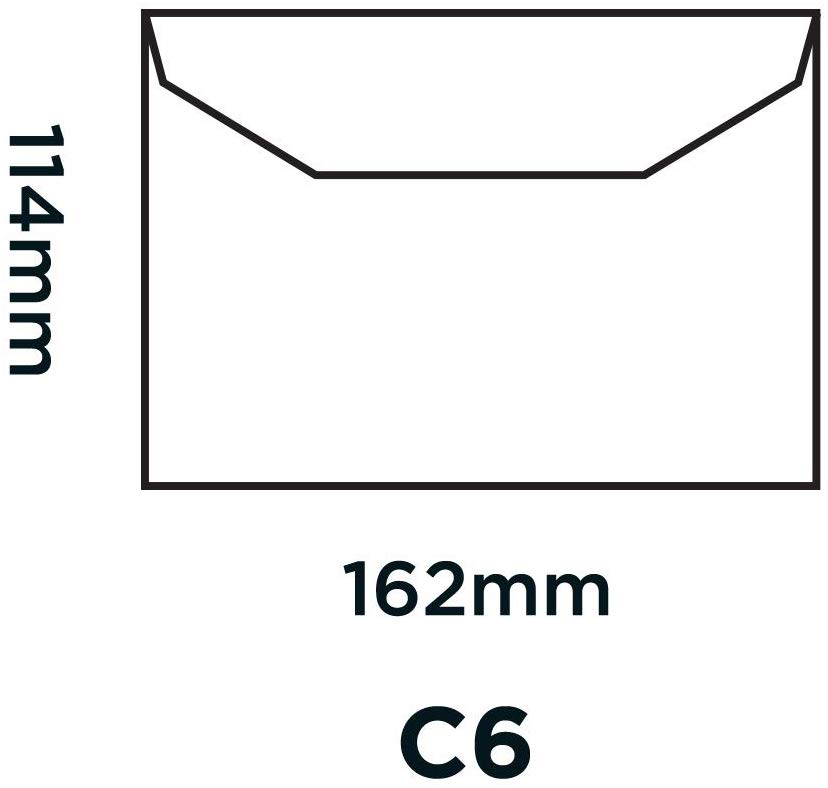 Blake Purely Everyday C6 114 x 162 mm 80gsm Mailer Gummed Envelopes (2600) White - Pack of 1000, C6 - 114 x 162 mm - Image 2