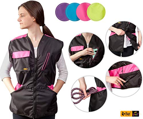 Dingo Dog Training Vest for Agility Trainer Dog Sports Handler Pink M - Image 2