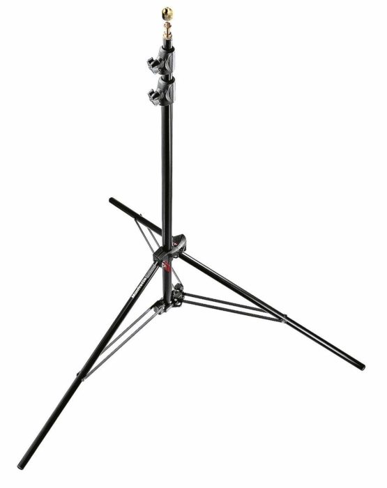 Manfrotto Compact Stands, Air Cushioned Aluminium - Black, Pack of 3