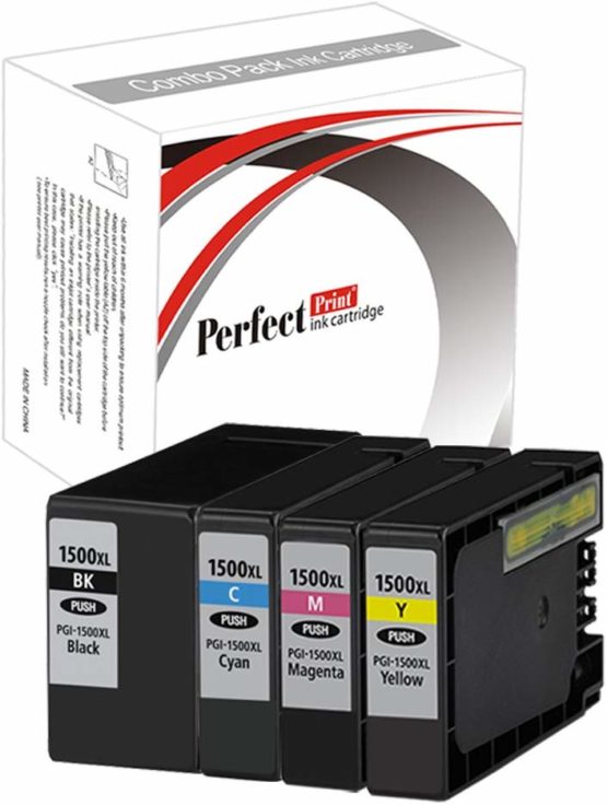 4 Compatible Ink Cartridge Replace PGI-1500XL for Canon MAXIFY MB2000 MB2050 MB3000 MB2350