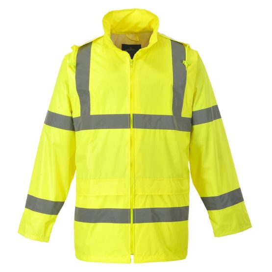 Portwest Hi-Vis Rain Jacket, Colour: Yellow, Size: M, H440YERM - Image 2
