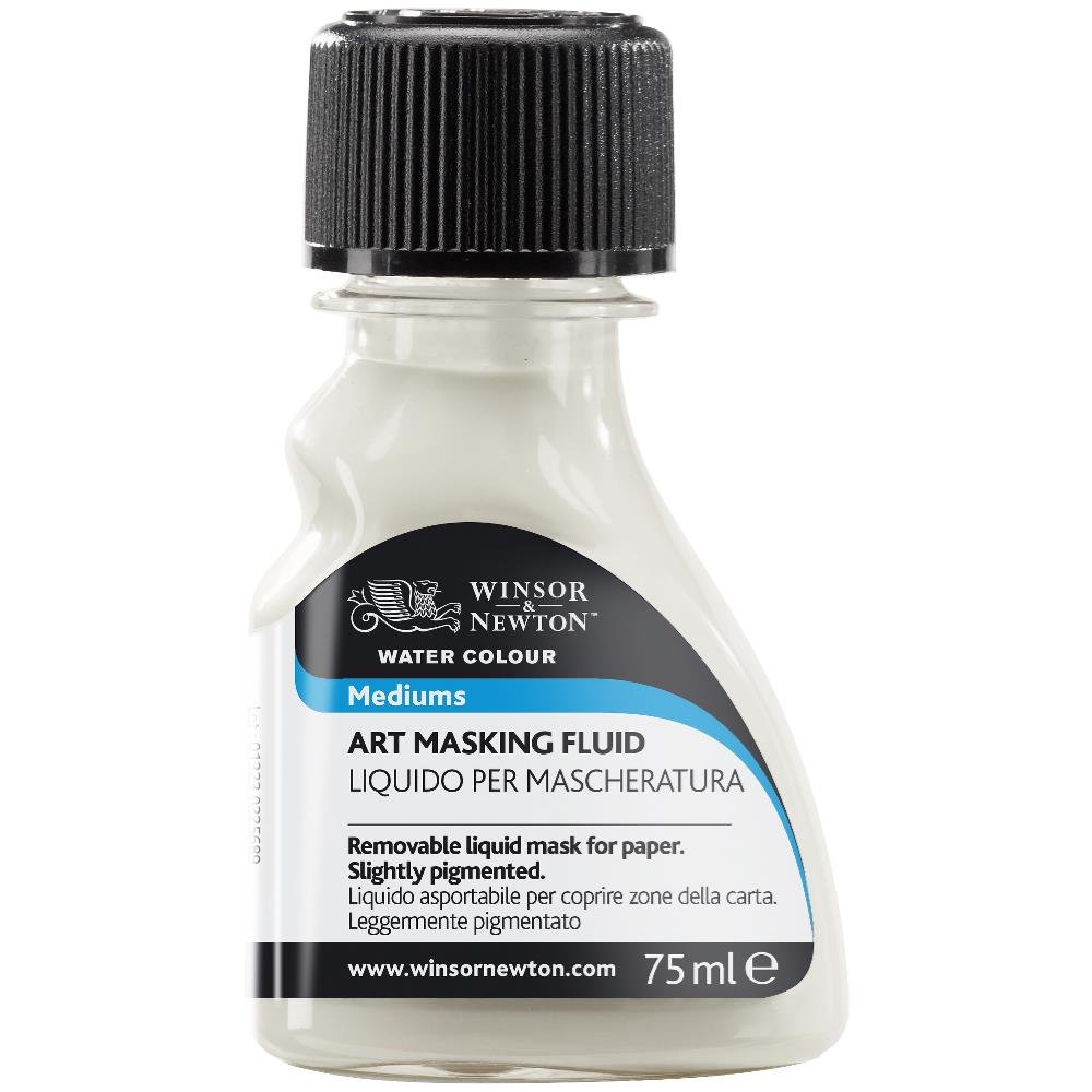 Winsor & Newton, Art Masking Fluid, 75ml, Transparent, 75 ml (Pack of 1)