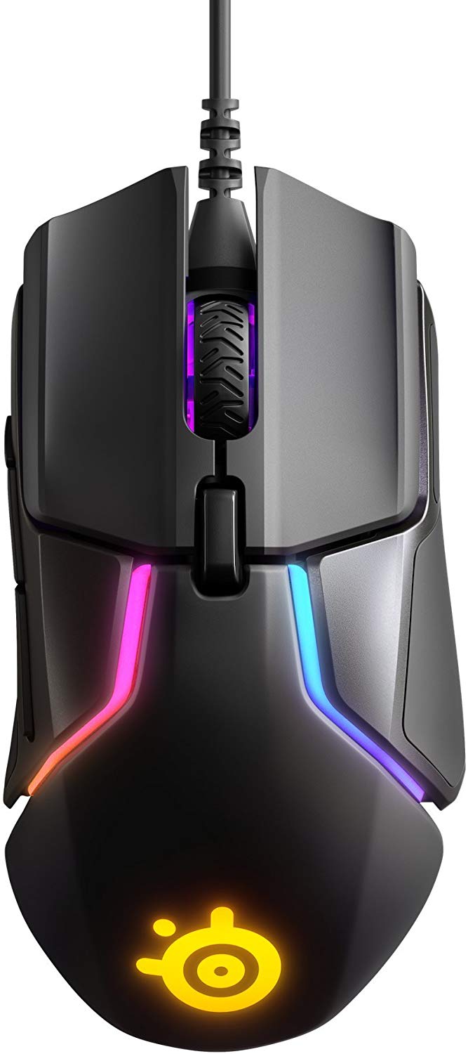 SteelSeries Rival 600 Gaming Mouse, 12,000 CPI TrueMove3Plus Dual Optical Sensor, 0.5 Lift-off Distance, Weight System