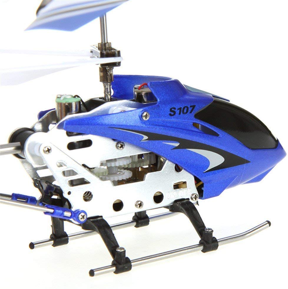 Syma 2nd Edition S107 S107G New Version Indoor Helicopter (Blue), 3.86 inches - Image 3