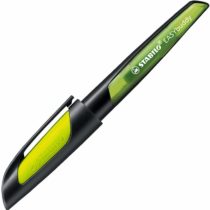 Ergonomic School Fountain Pen - STABILO EASYbuddy A Nib Black/Lime
