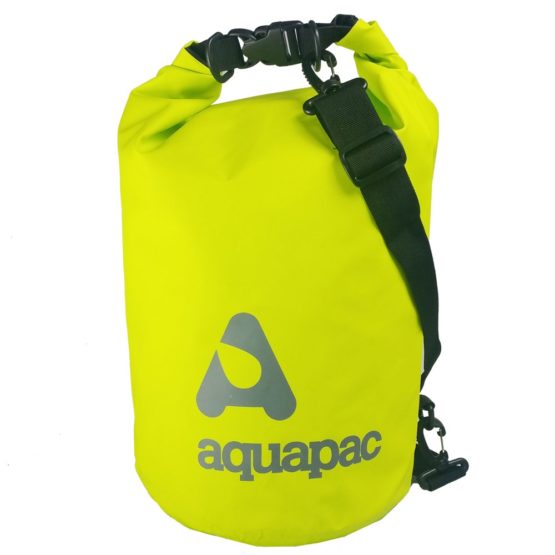 Aquapac Heavyweight Waterproof Drybags with Shoulder Strap - 15 Litres - Acid Green (733)