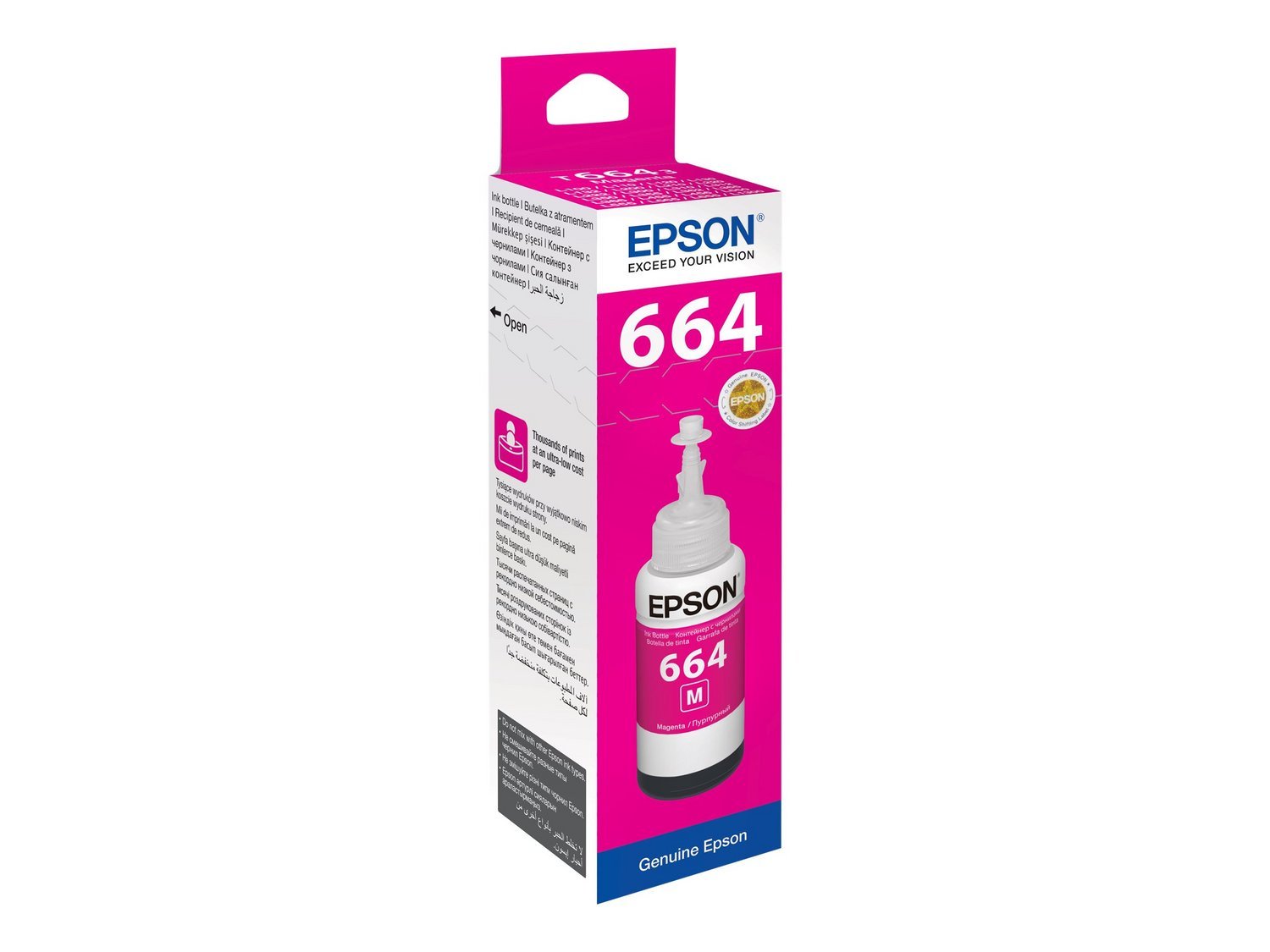 Epson EcoTank T6643 Magenta Ink Bottle 70 ml