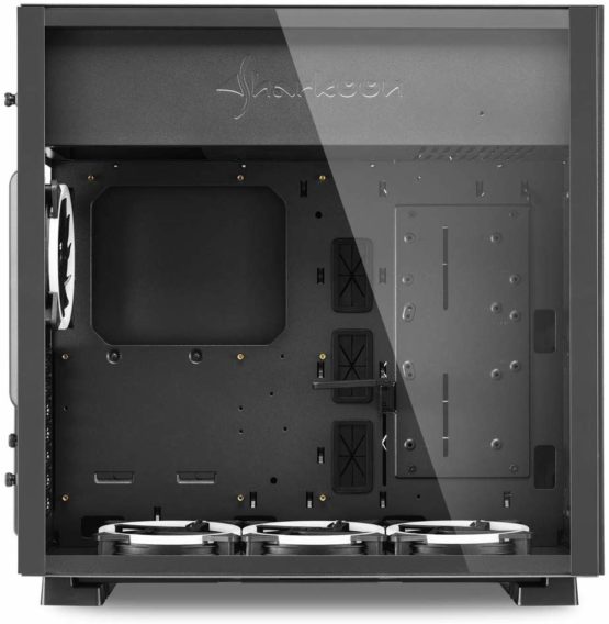 Sharkoon Pure Steel RGB Black Mid Tower Case (M-ITX/M-ATX/ATX/E-ATX/CEB/EEB) - Image 4