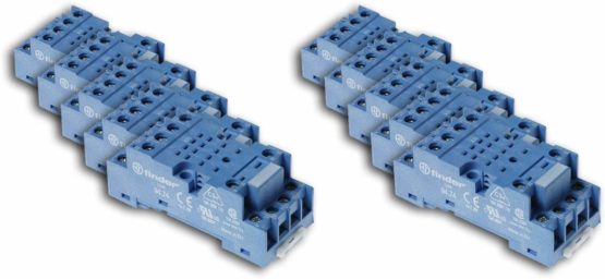 Finder 9474SMA Socket for Relay Series 5534 Metal Screw Brace(Pack of ...