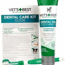 Vet's Best Dental Gel Toothpaste and Toothbrush Kit for Dogs